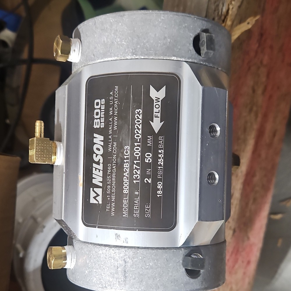 Nelson 800 series bladder valve Model 800P2A2B1-LC3