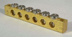 SUNS International G-12806 6 Terminal Grounding Bus Bar