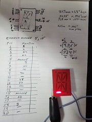 Red LED Display Common Anode 1″ high Digital 7 Segments 31X22mm package 20-pin