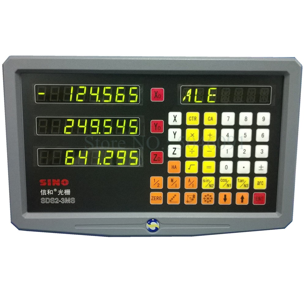 Sino SDS2-3MS Lathe Milling Machine DRO Digital Readout SDS3MS TLL Input