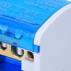 Terminal Block Distribution Box On DIN Rail Compact Universal Connector For
