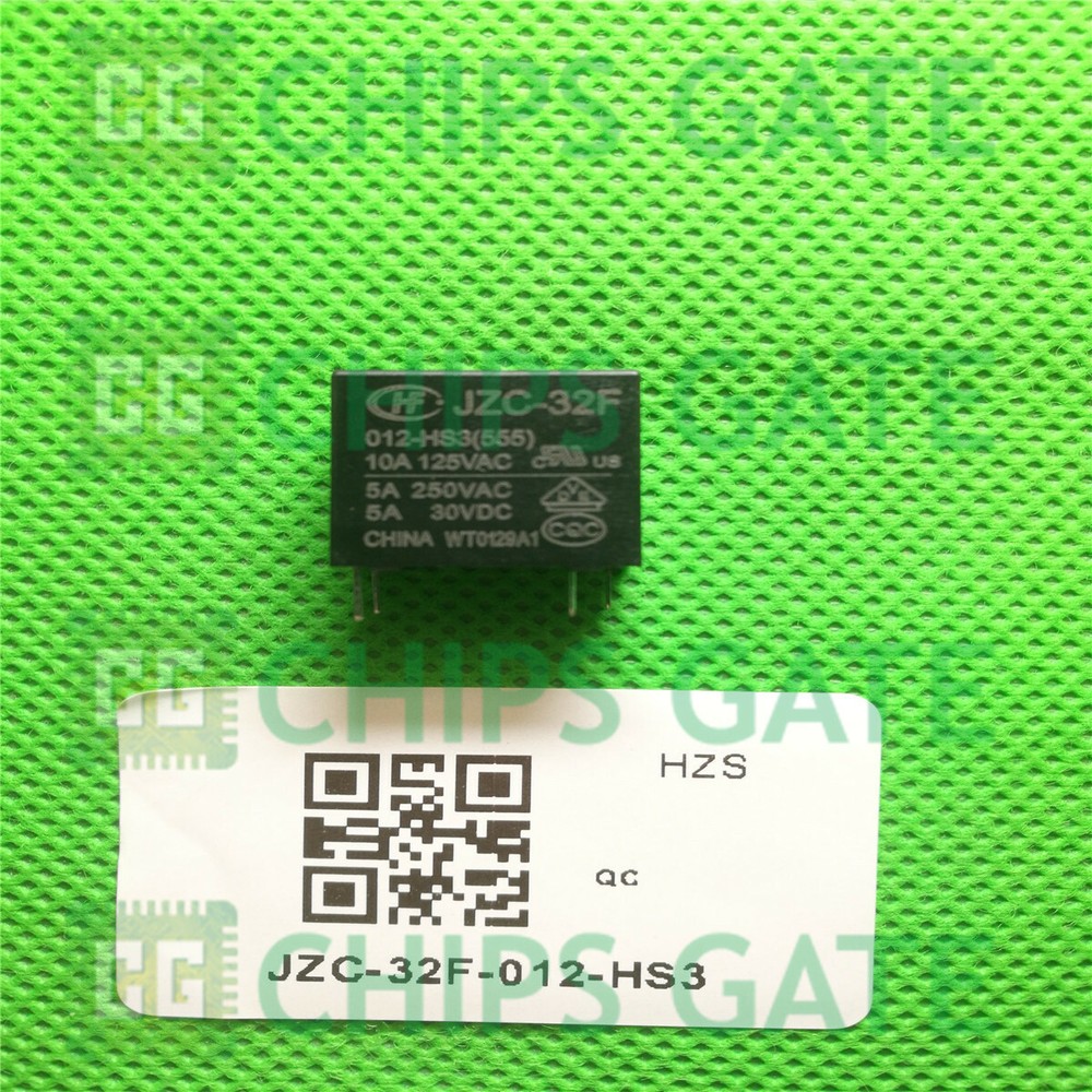 6PCS TIANBO relay TRG1 D-12VDC-S-H 12V4PIN 5A 250VAC JZC-32F-012-HS3