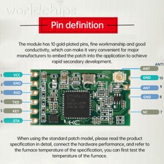 HC-15 LORA Wireless Module 415.09~449.86MHz Communication Transmission Module
