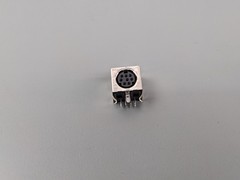 (2) Tyco 749179-1 8-Pin Mini-Din Receptacle, Shielded PCB Mount