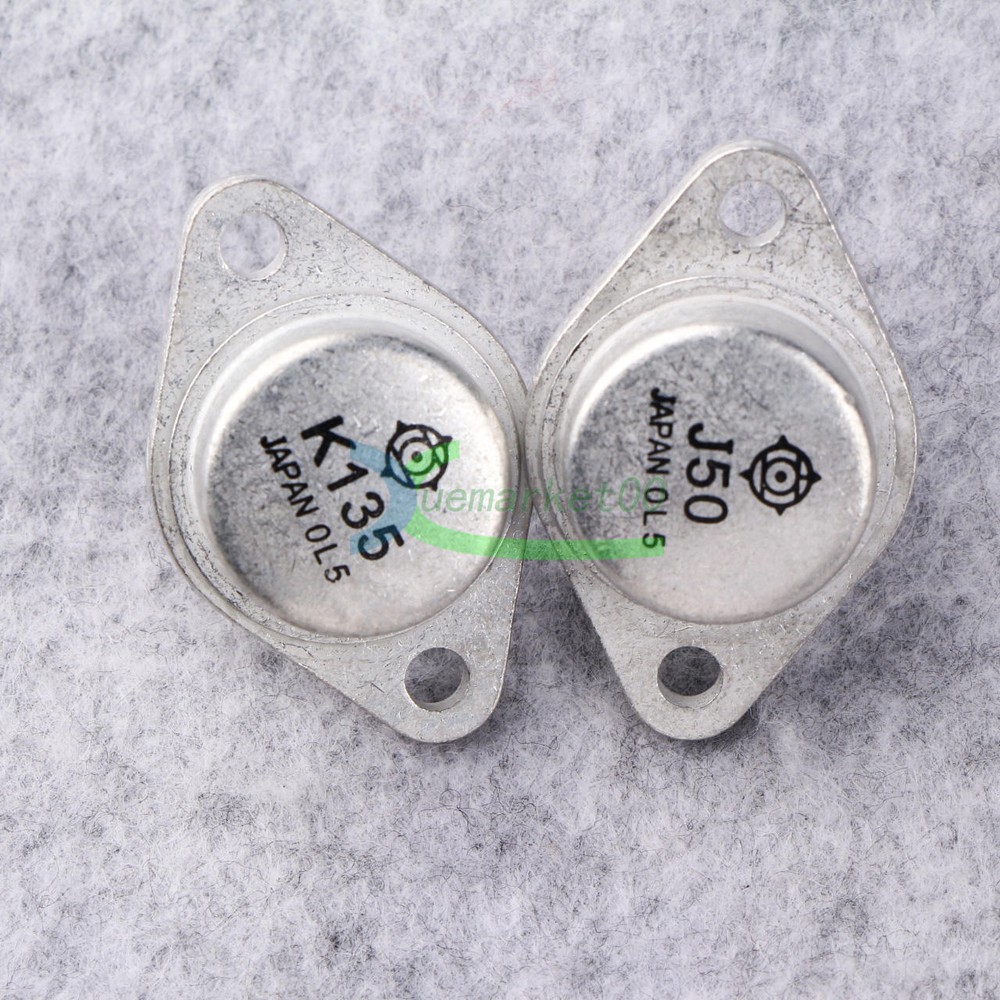 1pairs NEW HITACHI Transistor TO-3 2SJ50+2SK135 J50+K135