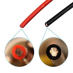 12 Gauge Silicone Wire Spool Red and Black Each 25Ft Flexible 12 AWG Stranded Ti