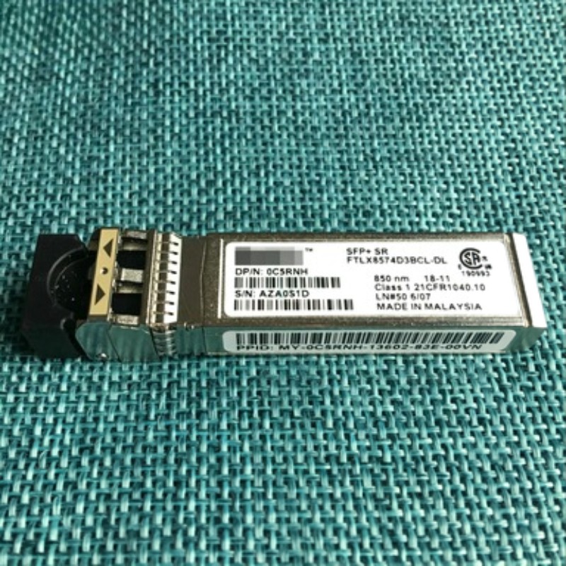 Used FTLX8574D3BCL-DL SFP+SR 10G 10G multimode module 0C5RNH