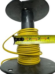 CME E102470 Yellow Machine Tool Wire 10 AWG Approx 27′ Long, 1 lbs 8oz