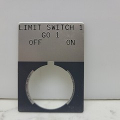 8 Pack Allen Bradley 30mm Push Button Legend Plate ON OFF *New See Pictures