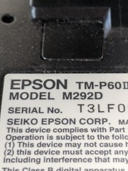 EPSON M292D MOBILE PRINTER