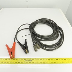 16 Awg 4 Conductor Test Cable With Alligator Clamp & Bendix 4 Pin Connector 30’L