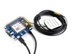 Waveshare SIM7600E-H 4G Module HAT for Raspberry Pi Supports 3G/2G/GSM/GPRS