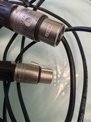 Pair (2) Belden 9451 cables with Switch-craft 1/4 inch to female XLR 3.5M (11Ft)