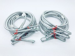 10 PCS (6FT/EA) SOUTHWIRE 55293001 LITE-WHIP 18-3 METAL CLAD WHIP 18AWG 3W FMC