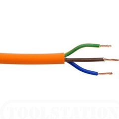3183Y 1.5mm POWER CABLE FLEXIBLE ORANGE – Choose requirred lenght