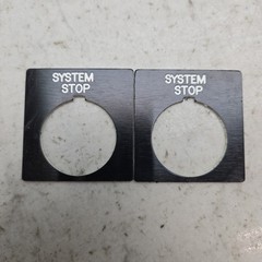 16 Pack Allen Bradley 30mm Push Button Legend Plate Mixed Lot See Pictures