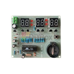 AT89C2051 Digital 4/6 Bits Electronic Clock Electronic Production Suite Kit DIY