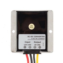 Industrial DC 12V 24V to 6V 20A Voltage Regulator Converter 120W IP68 Rated