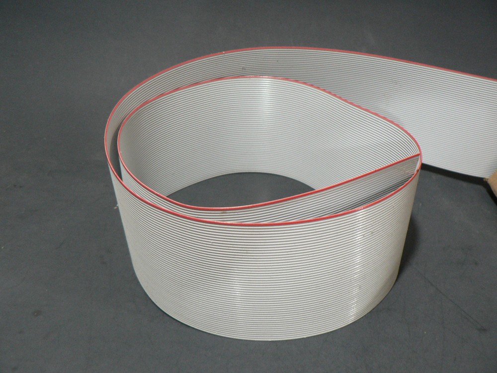 5 FT 50 PINS CONDUCTORS GREY FLAT RIBBON CABLE 28AWG .05″ /1.27mm PITCH S/FREE