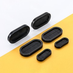 Oval Blanking Blind Rubber Wiring Grommet Dual Sided Closed Cable Hole Plug Bung