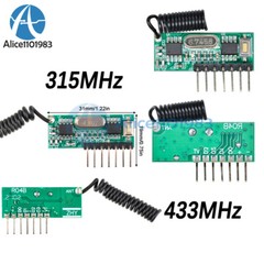 315/433MHz RF Module Receiver Remote Control 4 Channel Learning Decoder Board