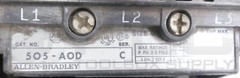 ALLEN BRADLEY 505-AOD /C W/ CB236 W/ 42185-800-01 W/ 40410-326-52 W/ 595-AB /B