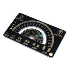 PCB Ruler Measuring Tool Resistor Capacitor 4CM Multifunctional Measure Meter