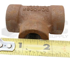 LOT OF 2 NEW AAR 300WSP TEE FITTING 1/2″ X 1/2″ X 3/8″ *READ*