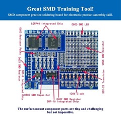SMD/SMT Components Practice Board – Electronic Project Kits DIY Soldering Ski…