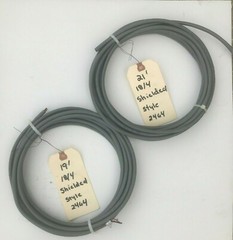 USED 21′ & 19′  Carol 2464 4 Conductor w/ground 24 AWG. Stranded Shielded Cable 
