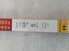 Kearney 29723 Fuse Link Type QA 5 Ampere 6416-2T Cooper Power Fit-All Medium MV