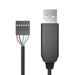 2pcs 1M FTDI FT232RL USB to Serial Adapter Module USB to TTL RS232 Cable 6Pin
