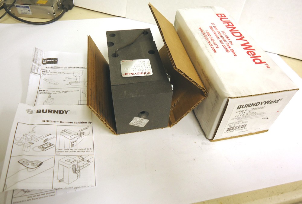 Burndy BCB-4 Mold 250 MCM to 1/4″ x 1-1/2″ & Wider Bar Cat# B-1655