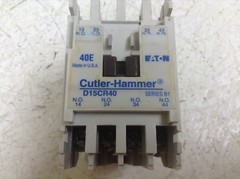 Cutler Hammer D15CR40 Relay 110/120 VAC Coil (OK)
