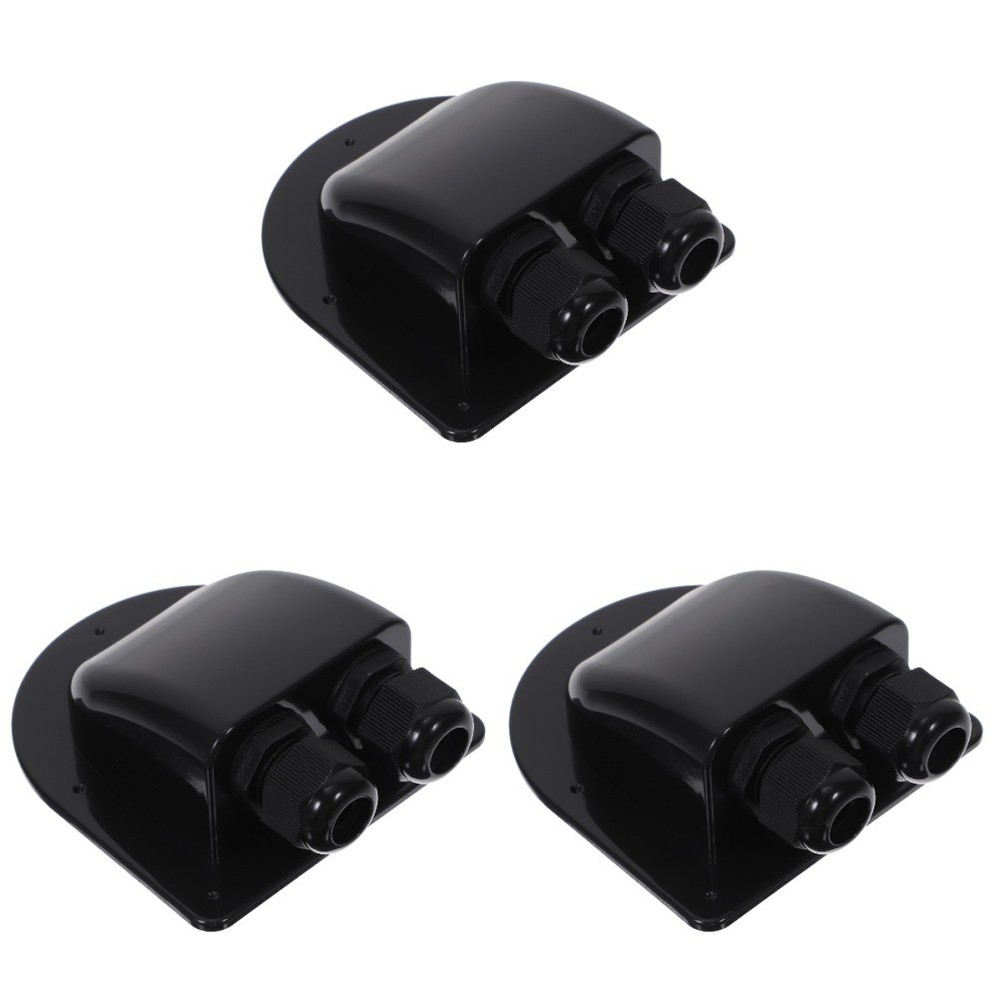 3pcs Cable Gland Waterproof Cable Pass Through 2-hole Rv Gland