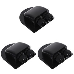 3pcs Cable Gland Waterproof Cable Pass Through 2-hole Rv Gland