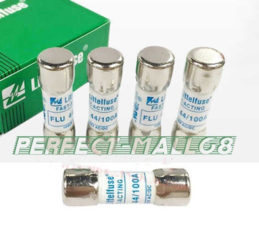 Qty:5 New For Littelfuse FLU44/100A Multimeter fuse 0.44A 1000V