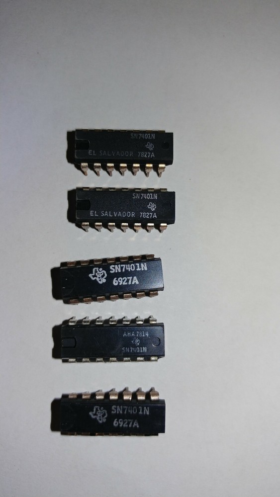 SN7401N 14P DIP TTL IC 1 chip New Old Stock USA NAND