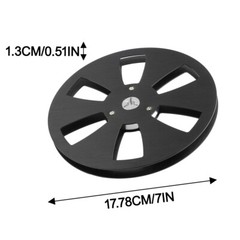 7 Inch Empty Reel 6 Hole Open Reel Sound Tape Reel Opening Machine Part