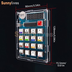 LED Digital Tube Display Calculator Electronic DIY Kit Soldering Practice Parts