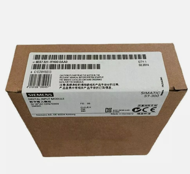 Free Tax 1PCS NEW SIEMENS Digital Input Module 6ES7321-1FH00-0AA0 DHL or FEDEX