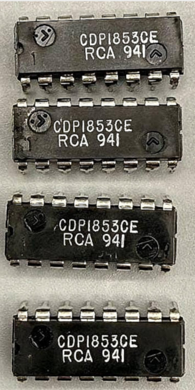 CDP1853CE RCA COSMAC 1800 Series CMOS 1-of-8 Decoder IC 16-DIP Vintage 1979 4x