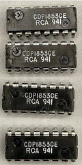 CDP1853CE RCA COSMAC 1800 Series CMOS 1-of-8 Decoder IC 16-DIP Vintage 1979 4x