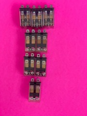 700-HF32A1 ,700-HF32A1-4, QL2N1-A120, LY2N, DPDT, 120VAC, 10A Relays [Lot of 8]