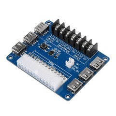 24 Pins ATX Power Supply Breakout Board Module Adapter Power Connector Board US