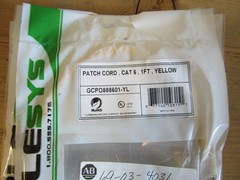 5 – CABLESYS YELLOW PATCH CORDS GCPO888601-YL
