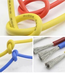 12AWG 0.08mm UL Flexible Silicone Cable Wire Stranded Copper Line Cord 8 Colors
