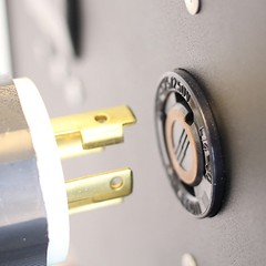 Panel Mount Receptacle 3 phase 20 Amp Twist Lock 3P 4 W NEMA L15-20R Heavy Duty