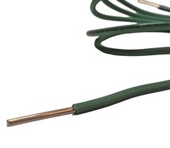 10 Ft Green 10 AWG Solid Copper Wire 10 Gauge Green Ground Wire 10ft
