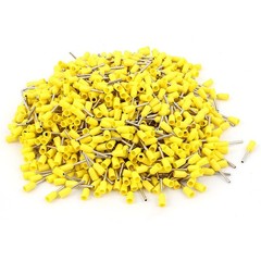 1000 Pcs Wire Copper Crimp Insulated Ferrule Pin Cord End Terminal AWG 22